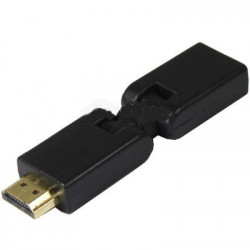 HDMI 19 Pin Male to Female Draaibaar