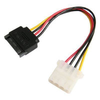 15 Pin SATA Female naar 5 Pin Female, Length: 15cm 