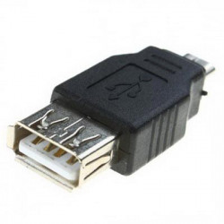 USB A Female to Micro USB 5 Pin Male Adapter