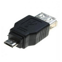 USB A Female to Micro USB 5 Pin Male Adapter